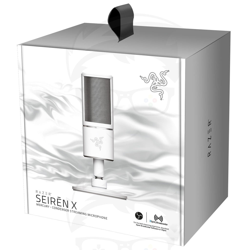 Razer Seiren X USB Streaming Microphone Mercury - WHITE Razer Seiren X USB Streaming Microphone Mercury - WHITE